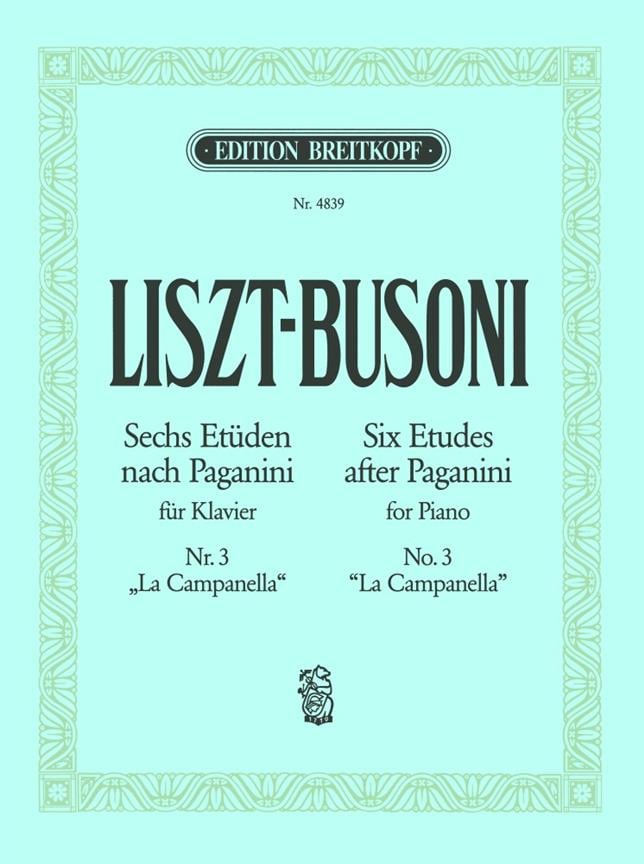6 Etüden Nr. 3: La Campanella
